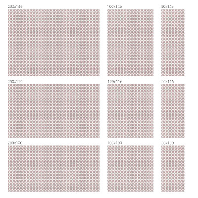 Pellicola per vetri effetto ghiaccio colorato Geometria dell'armonia
