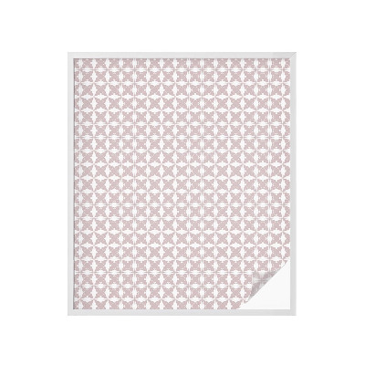 Pellicola per vetri effetto ghiaccio colorato Geometria dell'armonia