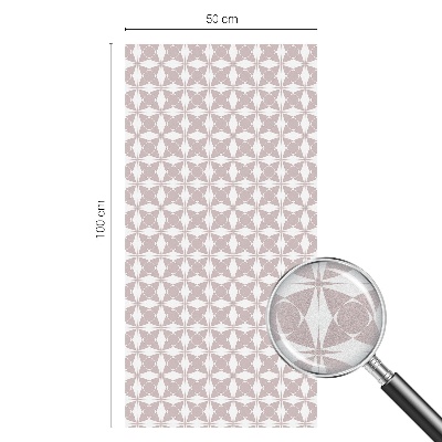 Pellicola per vetri effetto ghiaccio colorato Geometria dell'armonia