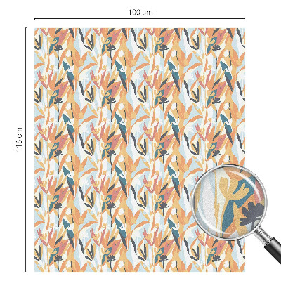 Pellicola adesiva effetto vetrata colorata Energia botanica