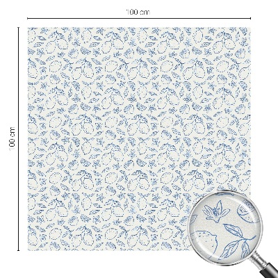 Pellicola per vetri privacy Motivo a limone