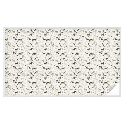 Pellicola per vetri effetto ghiaccio colorato Modelli di cani