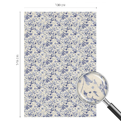 Pellicola per vetri privacy Simmetria floreale