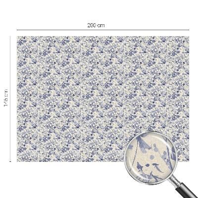 Pellicola per vetri privacy Simmetria floreale