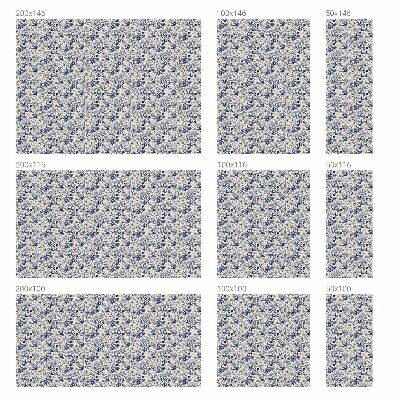 Pellicola per vetri privacy Simmetria floreale