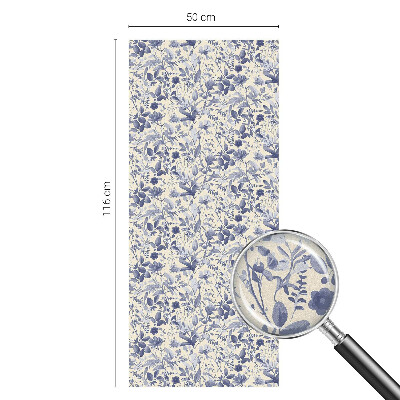 Pellicola per vetri privacy Simmetria floreale