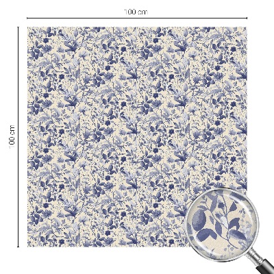 Pellicola per vetri privacy Simmetria floreale