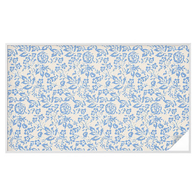 Pellicola per vetri effetto vetrata Fiori foglie