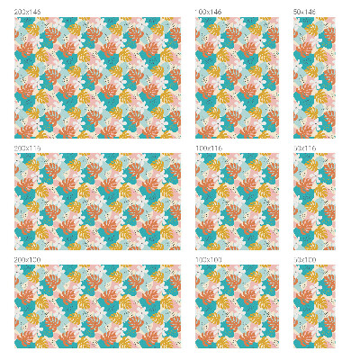 Pellicola adesiva effetto vetrata colorata Natura esotica