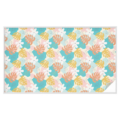 Pellicola adesiva effetto vetrata colorata Natura esotica