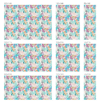 Pellicola per vetri effetto ghiaccio colorato Giungla astratta