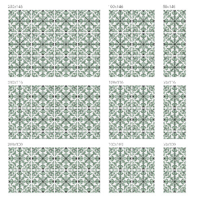 Pellicola decorativa per vetri Modello vegetale