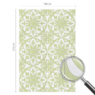 Pellicola per vetri effetto vetrata Ornamento verde