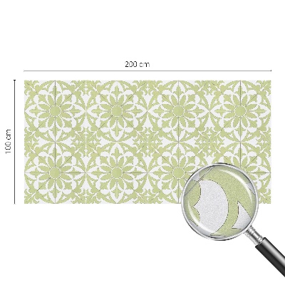 Pellicola per vetri effetto vetrata Ornamento verde