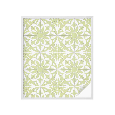 Pellicola per vetri effetto vetrata Ornamento verde