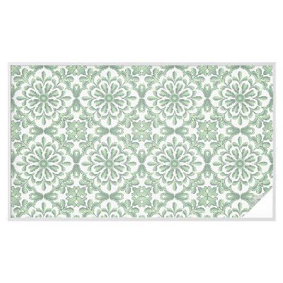 Pellicola per vetri effetto vetrata Foglie verdi