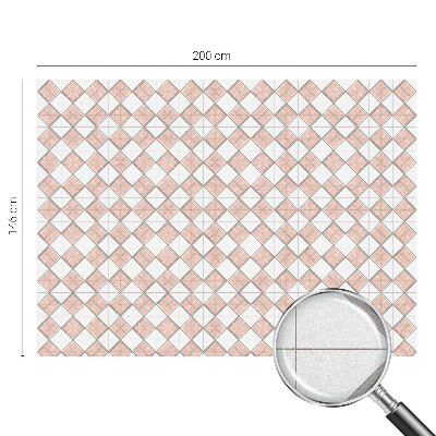 Pellicola per vetri effetto ghiaccio colorato Rombi geometrici