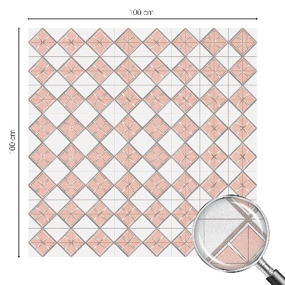 Pellicola per vetri effetto ghiaccio colorato Rombi geometrici