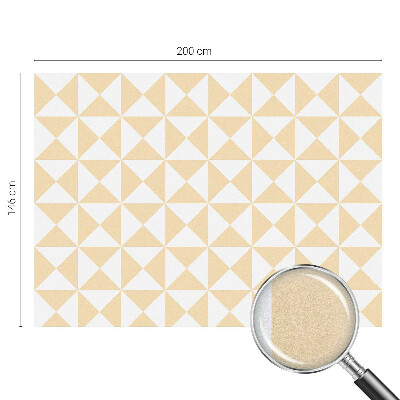 Pellicola per vetri effetto vetrata Triangoli geometrici