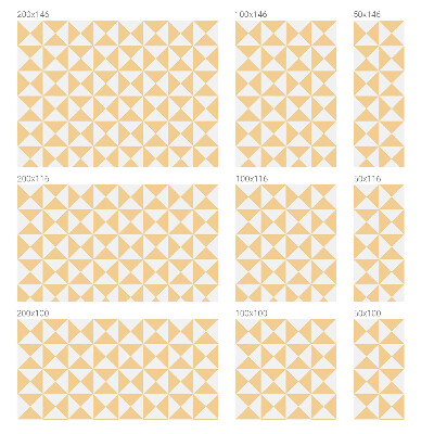 Pellicola per vetri effetto vetrata Triangoli geometrici