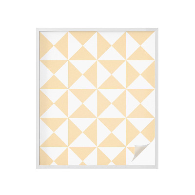 Pellicola per vetri effetto vetrata Triangoli geometrici