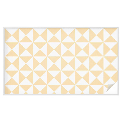 Pellicola per vetri effetto vetrata Triangoli geometrici