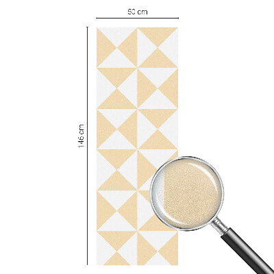 Pellicola per vetri effetto vetrata Triangoli geometrici