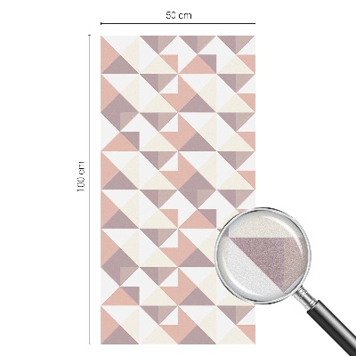 Pellicola decorativa per vetri Triangoli moderni