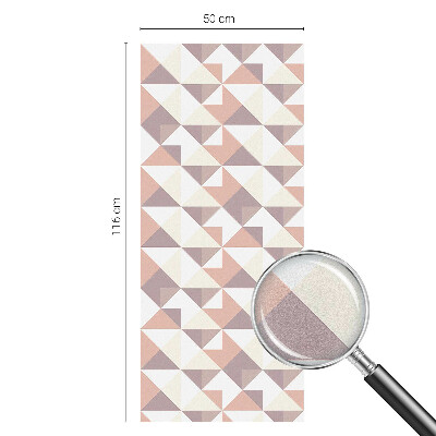 Pellicola decorativa per vetri Triangoli moderni