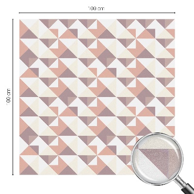 Pellicola decorativa per vetri Triangoli moderni