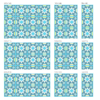 Pellicola adesiva effetto vetrata colorata Motivo a stella