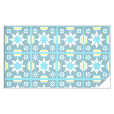 Pellicola adesiva effetto vetrata colorata Motivo a stella