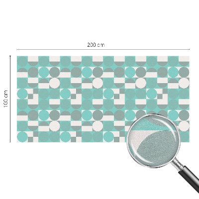 Pellicola per vetri effetto ghiaccio colorato Forme geometriche