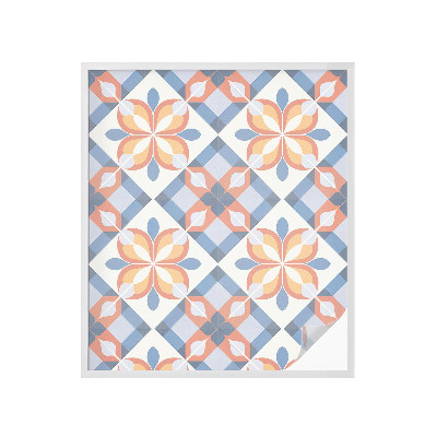 Pellicola per vetri effetto vetrata Simmetria colorata