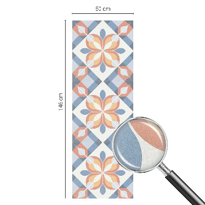 Pellicola per vetri effetto vetrata Simmetria colorata