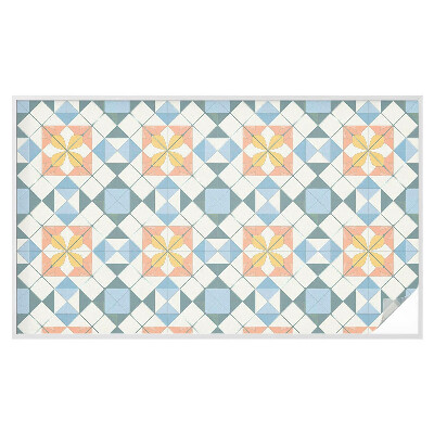 Pellicola per vetri privacy Simmetria colorata