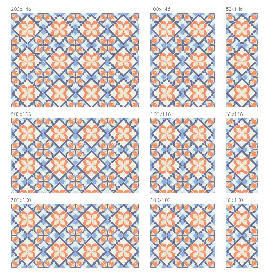 Pellicola decorativa per vetri Motivo floreale