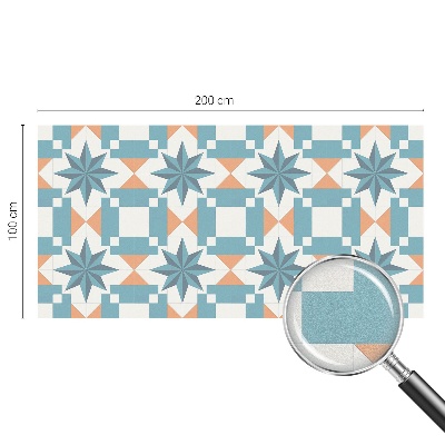 Pellicola per vetri effetto vetrata Stelle blu