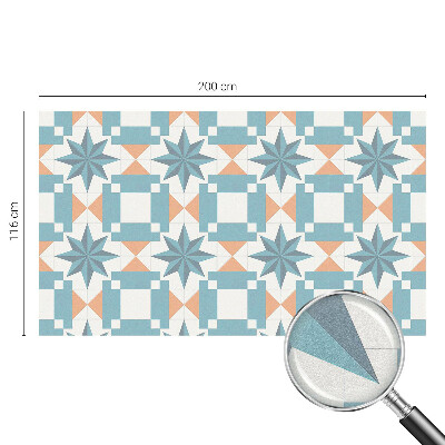 Pellicola per vetri effetto vetrata Stelle blu