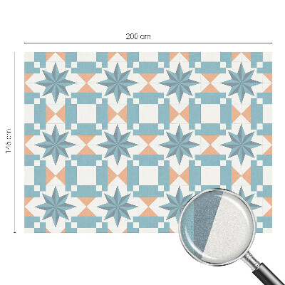 Pellicola per vetri effetto vetrata Stelle blu