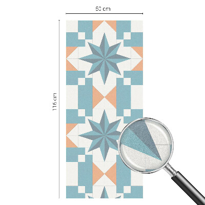 Pellicola per vetri effetto vetrata Stelle blu