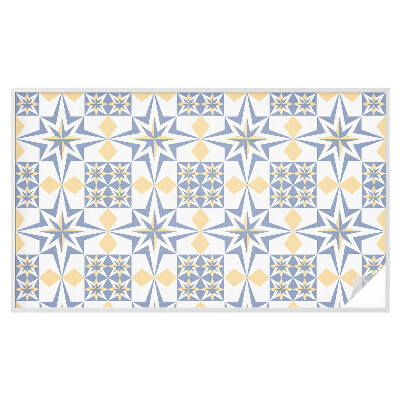 Pellicola per vetri effetto ghiaccio colorato Motivo a stella