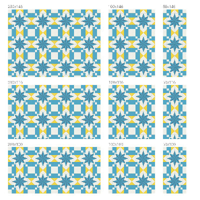 Pellicola adesiva effetto vetrata colorata Stelle blu