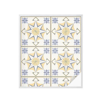 Pellicola per vetri effetto vetrata Stelle geometriche