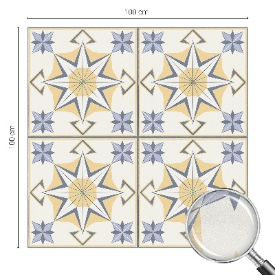 Pellicola per vetri effetto vetrata Stelle geometriche