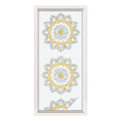 Pellicola per vetri privacy Mandala colorati