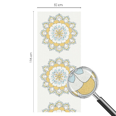 Pellicola per vetri privacy Mandala colorati