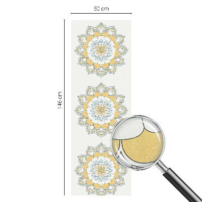 Pellicola per vetri privacy Mandala colorati