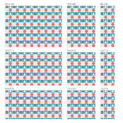 Pellicola decorativa per vetri Modelli astratti