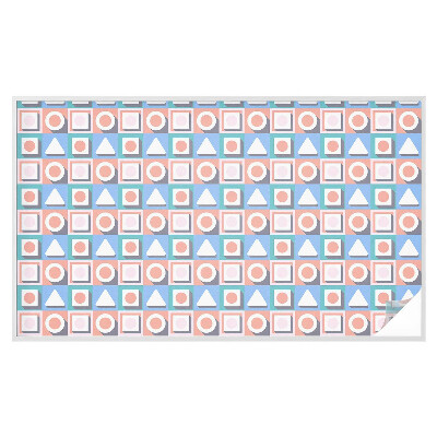 Pellicola per vetri effetto ghiaccio colorato Motivi geometrici